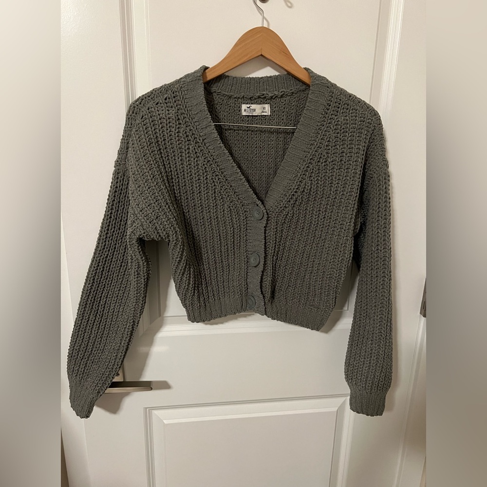 Hollister xsmall chenille cardigan size xsmall